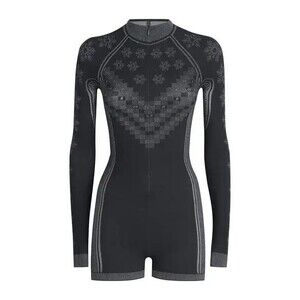 SKIMS FIRST LAYERS Half Zip Onesie 2X/3X  OBSIDIAN WINTER FAIRISLE New